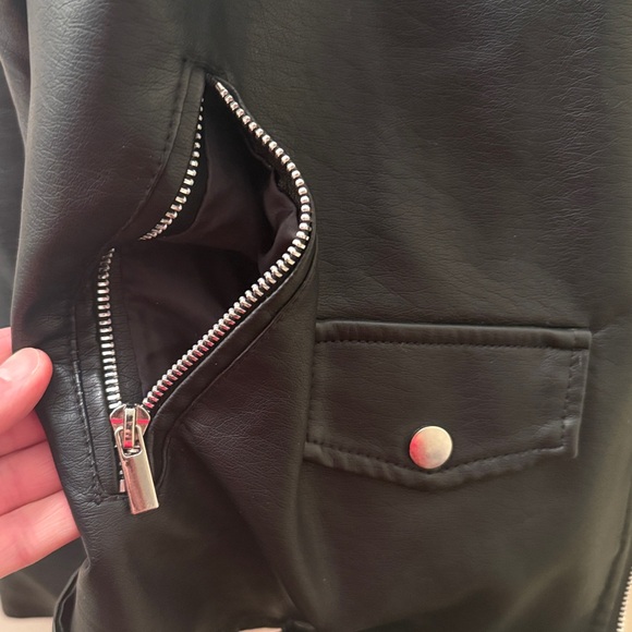 Black Polyurethane Jacket - Picture 11 of 12